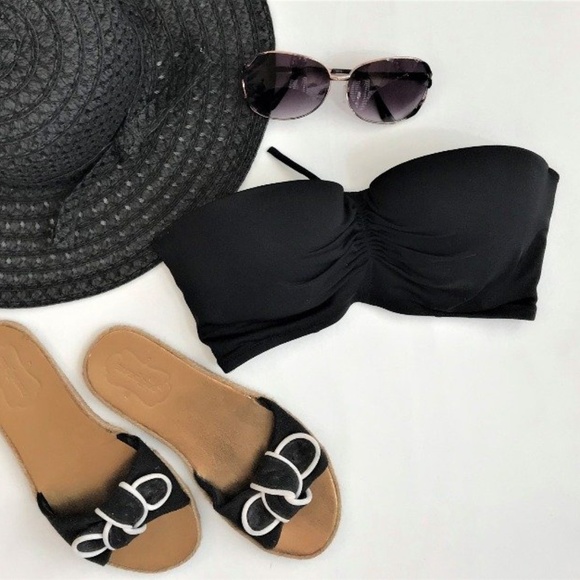 Victoria Secret Ruched Corset Bikini Top 36C - Picture 1 of 4